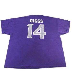 Minnesota Vikings Stefon Diggs T-Shirt Jersey Style 2XL, Purple NFL Team Apparel